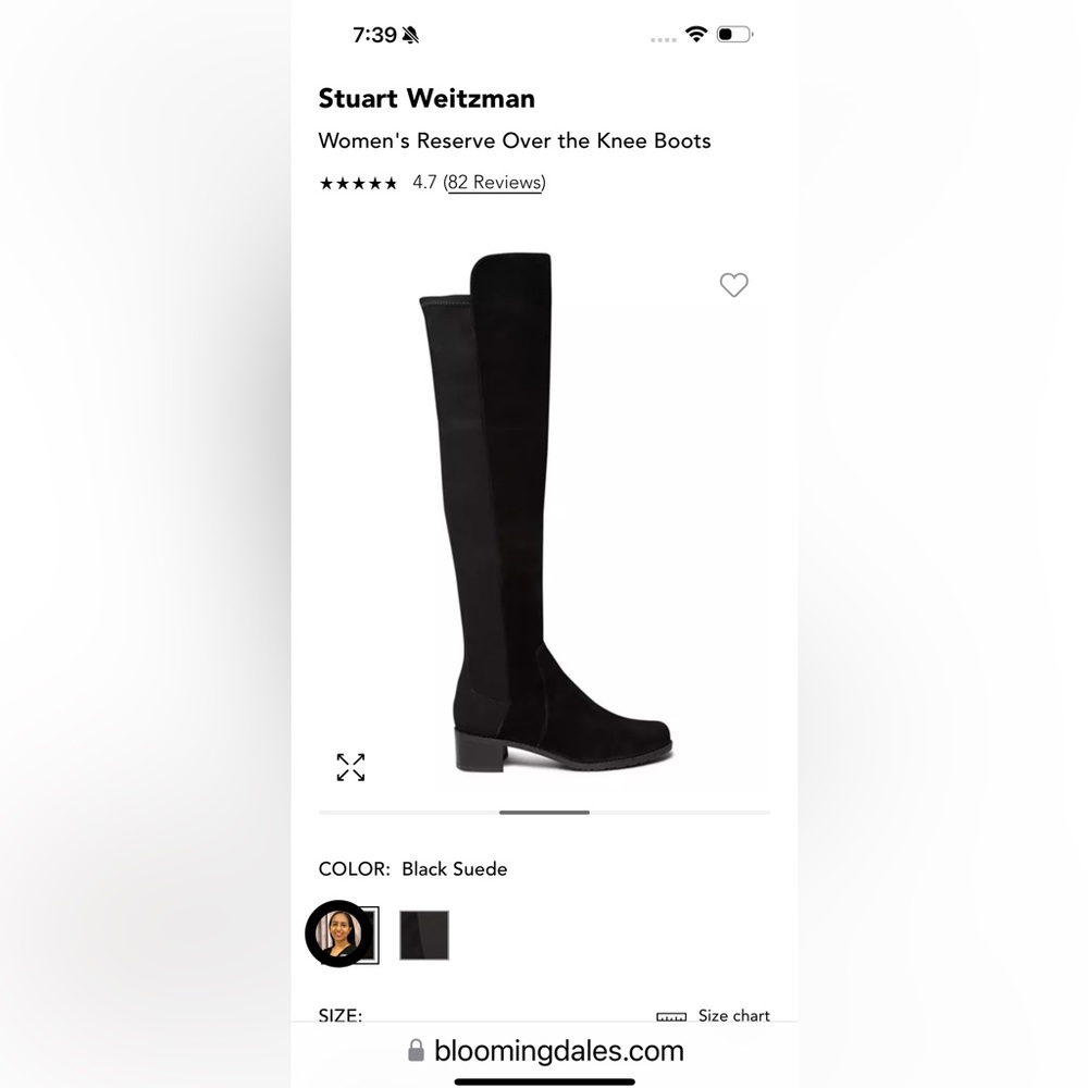 Stuart Weitzman Reserve Over the knee boots NWT